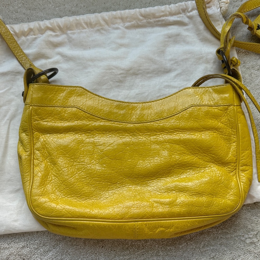 Balenciaga Mustard Yellow Shoulder Bag - Picture 6 of 11